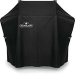 Napoleon BBQ Grill Cover for Rogue 425 Series Grill Cover - Black BBQ Cover, Water Resistant, UV Protected, Air Vents, Velcro Closure, Hanging Loops, Adjustable Buckled Straps to Secure Cover