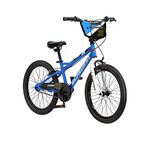 Schwinn Koen & Elm Toddler and Kids Bike, For Girls and Boys, 20-Inch Wheels, BMX Style, Kickstand Included, Chain Guard and Number Plate, Blue