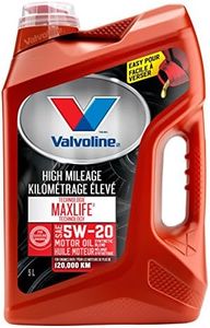 Valvoline 883021 Maxlife Higher Mileage Motor Oil 5W20, 5L
