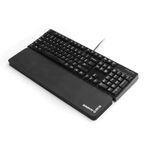 Grifiti Fat Wrist Pad 17 in Black is a 4 Inch Wide Wrist Rest for Standard Keyboards and Mechanical Keyboards New Materials