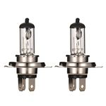 GOOFIT 2PCS H4 Head Light Bulbs 12v 35w for Dirt Bike Motorcycle Scooter Go Kart Atvs