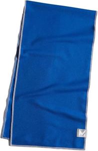 Mission Max Plus Cooling Towel, Mission Blue/Alloy - Soft, Durable Microfiber - Cools Up to 3 Hours - UPF 50 Sun Protection - Machine Washable