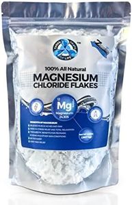 All Natural Magnesium Chloride Flakes, Best Pure Zechstein Inside for Baths, Foot Soaks and Relaxation - 0.9kg bulk bag