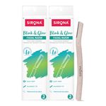 Sirona Reusable Face Razor for Women Facial Hair- 6 Razors | Painless Facial Hair Removal | Eyebrow Shaper | For Eyebrows, Upper Lip, Forehead, Peach Fuzz, Chin and Sideburns | Dermaplaning Tool