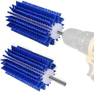 GHWMYD Livestock Scratching Mini Roto Drill Brush Attachment For Horse Sheep Goat Pig Grooming, Relieve Itching on the Back, Remove Harmful Parasites/Dead Skin/Shedding Hair, 5/18Inch Shank, 2Pcs