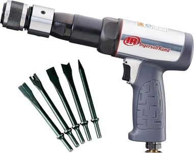 Ingersoll Rand Air Hammer Kit 119MAXHK, Pneumatic Hammer with Long Hexagonal Barrel, for Motor Vehicles and Workshop Vehicles, with 5 Chisels and Case