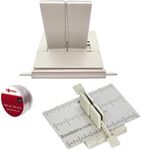 Bowdabra Combo Pack Bow Maker for Ribbon for Wreaths (Set of 4 Tools), Art Supplies Craft Kit Set, Bows for Crafts Wedding Decor, Arts and Crafts for Adults - Wreath Making Supplies Kit, Gray