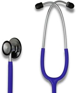 HCS Blue Stethoscope, Classic Lightweight - Medical, Dual Head Stethoscopes for Nurses, Nursing School, Student Essentials, Work, Home - 22 inch Tubing