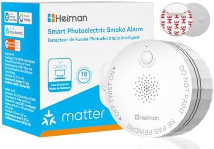 Heiman Smoke Detector, Matter Over Thread, with Temp&Humidity Sensor, S1-TM