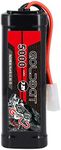 GOLDBAT 7.2V NiMH Battery 5000mAh 6 Cell RC Battery with Tami ya Connector for RC Cars RC Off-Road Vehicles RC Airplanes and your various RC hobbies
