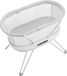 Fisher-Price Luminate Bassinet – customizable bedside crib with music, lights, vibrations, and sound detection for newborns and infant