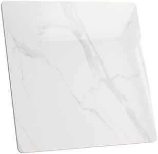 SSTBLEV 47.2" Square Table Top - White | Heat & Scratch Resistant Durable Tabletop for Dining, Indoor/Outdoor, Pub & Home Office - All-Weather Use