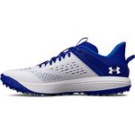 Under Armour Men's Yard Low Turf Baseball Cleat Shoe, (401) Royal/White/White, 16