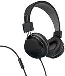 JLab Neon Folding On-Ear Headphones, Black, Wired Headphones, Tangle Free Cord, Noise Isolation, 40mm Neodymium Drivers, C3 Sound (Crystal Clear Clarity)