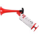 AOLIHAN Handheld Air Horn, Aluminum+ABS Portable Handheld Air Pump Horn, Loud Noise Maker Safety Horn for Boats Cars Sporting Events Camping Universal Reusable Eco-Friendly