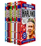 Football Superstars 12 Books Collection Rules Mega Pack Set By Simon Mugford & Dan Green(Fact,Stories & Starts)(Rolando, Neymar, Messi, Kane, Mbappé, Rashford, Haaland, Salah, De Bruyne & More)