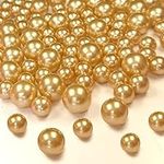 GLBYUNN 140pcs Gold Pearl Beads for