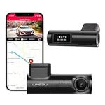 LINGDU 2K Dash Cam Front, WiFi Dash Camera for Cars, Built-in GPS, Car Camera Dash with 0.96" mini screen Parking Monitor, Super Night Vision, 170° Wide Angle, App Control, G-Sensor(D100)