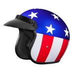 Daytona Helmets 3/4 Shell Open Face Motorcycle Helmet - DOT Approved, Lightweight & Comfortable, Vintage Design for Scooter, Cruiser & Street Bikes - Adjustable Fit, Enhanced Ventilation & Clear Visor