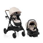 Evenflo Pivot Xpand NXT Travel System featuring LiteMax NXT Infant Car Seat - Canyon Beige