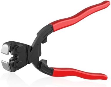 8 Inch Nail Puller Pliers, High Leverage End Cutting Pliers, Durable CRV Steel Ergonomic Handle Nail Removal Tool with Non Slip Grip for Pulling Cutting Nails Small Bolts and Wires-Red