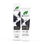 Dr Organic Activated Charcoal Toothpaste, Extra Whitening, Natural, Vegan, Cruelty-Free, Paraben & SLS-Free, Recycled & Recyclable, Organic, 100ml, Packaging may vary