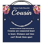 BEKECH Cousin Morse Code Bracelet C