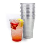 Signature Packaging - Disposable Plastic Party Cups - 300ml - 50 Pack - Heavy Duty