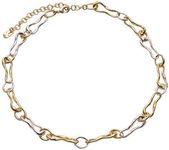 Lucky Brand Women's Mixed Metal Chain Necklace, Two Tone, Unsized, Unsized, Metal, No Gemstone