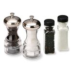 Olde Thompson Aspen Peppermill And Salt Grinder With Bonus Pepper And Salt