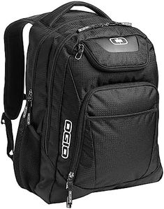 OGIO 411069.03 Black/Silver Excelsior Carry-On Commuter Backpack