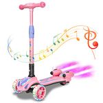 3 Wheel Scooter For Kids Powered Battery