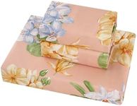 JSD 4 Piece Orange Floral Printed S