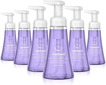 Method Foaming Hand Soap, Biodegradable Formula with Foaming Soap Dispenser Made of 100% Recycled Plastic, French Lavender Scent, 300 ml Soap Pump Bottles, 6 Pack