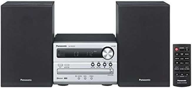 Panasonic 20W CD Micro Hi-Fi System with FM Radio and Bluetooth (SC-PM250GN-S)