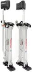 ToolPro Professional Grade Adjustable Aluminum Drywall Stilts w/Soft Straps - Adjustable Range for Drywall Installation, Painting, and More. (24-40 in. with Soft Straps)