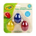 Crayola My First Palm Grip Crayons, 3Ct, Coloring for Toddlers, Multicolor