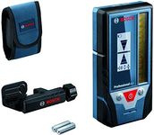 Bosch Professional Laser Receiver LR 7 (red and green beam, 2 x 1,5 V Batteries AAA, Range: 5-50 m, protective bag)