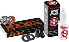 Bones Bearings Bones Reds with Bearing Spacers, Axle Washers and Bones-Speed Cream