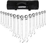 Egofine 15-piece SAE Ratcheting Wre