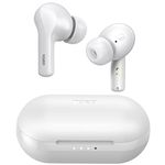 TOZO A2 Mini Wireless Earbuds Bluetooth 5.3 in Ear Light-Weight Headphones Built-in Microphone, IPX5 Waterproof, Immersive Premium Sound Long Distance Connection Headset with Charging Case, White