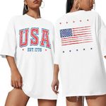 Oversized USA Shirt : Women America