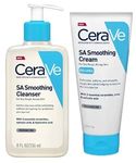 CeraVe DUO SA Smoothing Cleanser 236ml & SA Smoothing Cream 177ml