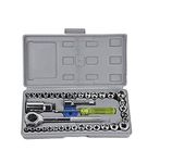 VIDHRUK New 40 in 1 Pcs Wrench Tool Kit & Screwdriver and Socket Set (Multicolour)