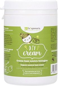 LA SAPONARIA - Crema DIY - Base Orgánica para Cremas Personalizadas - Cara, Cuerpo y Cabello - Con Aloe y Aceite de Argán - Para Todo tipo de Pieles - Vegano y CCPB - 250 ml