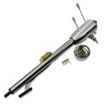 DEMOTOR PERFORMANCE GM 32" Manual Tilt Steering Column w/Key & Wheel Adapter Natural