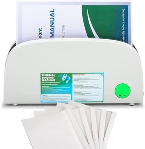 Mxmoonant Thermal Binding Machine for A4 A5 Letter Paper, 33mm Max Thickness, 3-Min Preheat, Compact Design with Cooling Rack, Includes 5 Thermal Covers – Ideal for Home Office School Projects