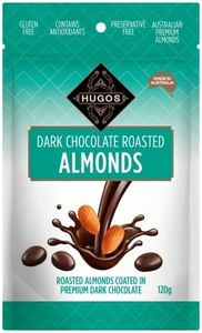 Hugos Roasted Almonds Dark Chocolate 120 g