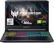 Acer Predator Helios 300 Gaming Laptop, Intel i7-10750H, NVIDIA GeForce RTX 3060 Laptop GPU, 15.6" Full HD 144Hz 3ms IPS Display, 16GB DDR4, 512GB NVMe SSD, WiFi 6, RGB Keyboard, PH315-53-71HN