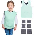 Weighted Vest for Kids | Provide Deep Pressure Comfort | ADHD Tools for Kids | Autism Sensory Clothing | Adjustable Weighted Vest | Weighted Compression Vest for Kids | Ensure a Secure Feeling